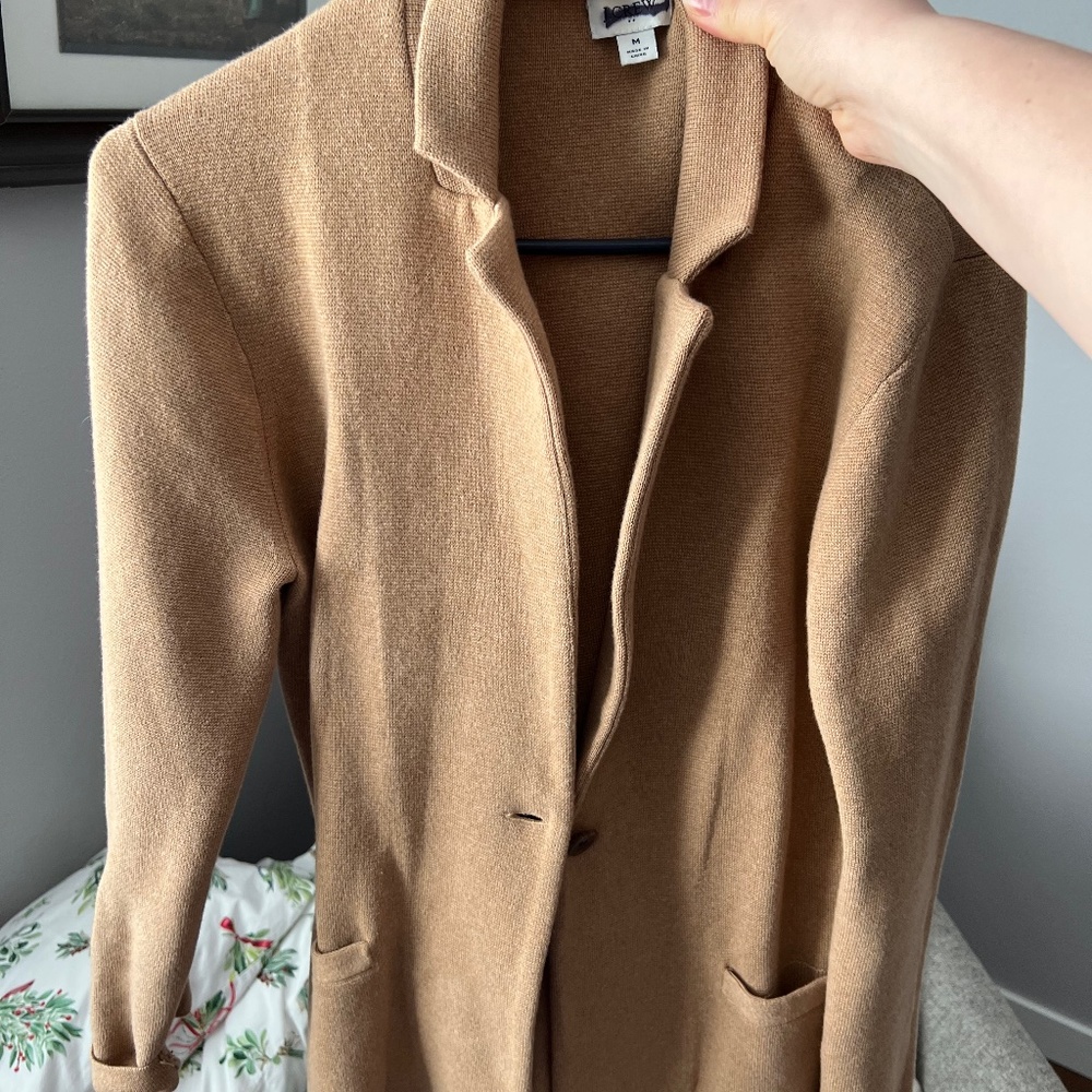 Camel J Crew blazer Size Medium